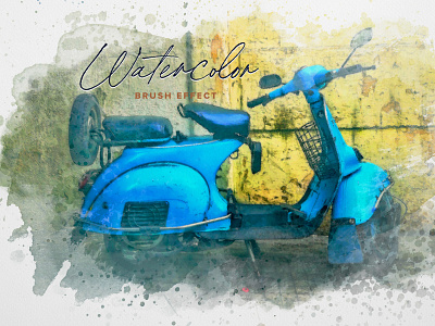 Watercolor Effect effects photoshop watercolor