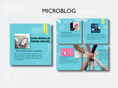 Microblog Template Post Instagram graphic design instagram photoshop post template