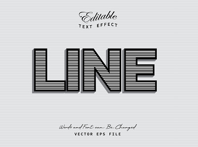 TEXT EFFECT LINE adobe illustrator graphic design illustration illustrator text effect