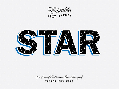 TEXT EFFECT STAR adobe illustrator graphic design illustration text effect text effects