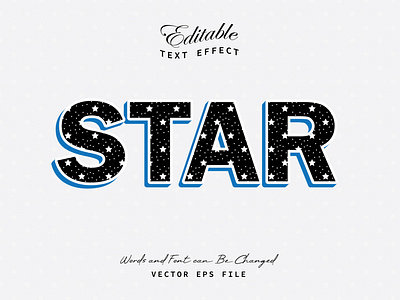 TEXT EFFECT STAR