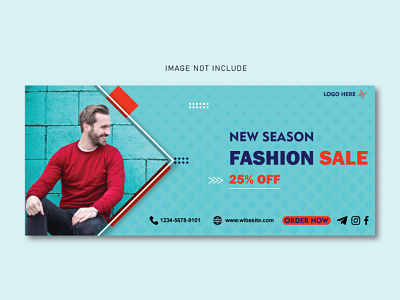 Fashion Sale Sosial Media Web Banner Flyer flyer sale sosial media template web banner