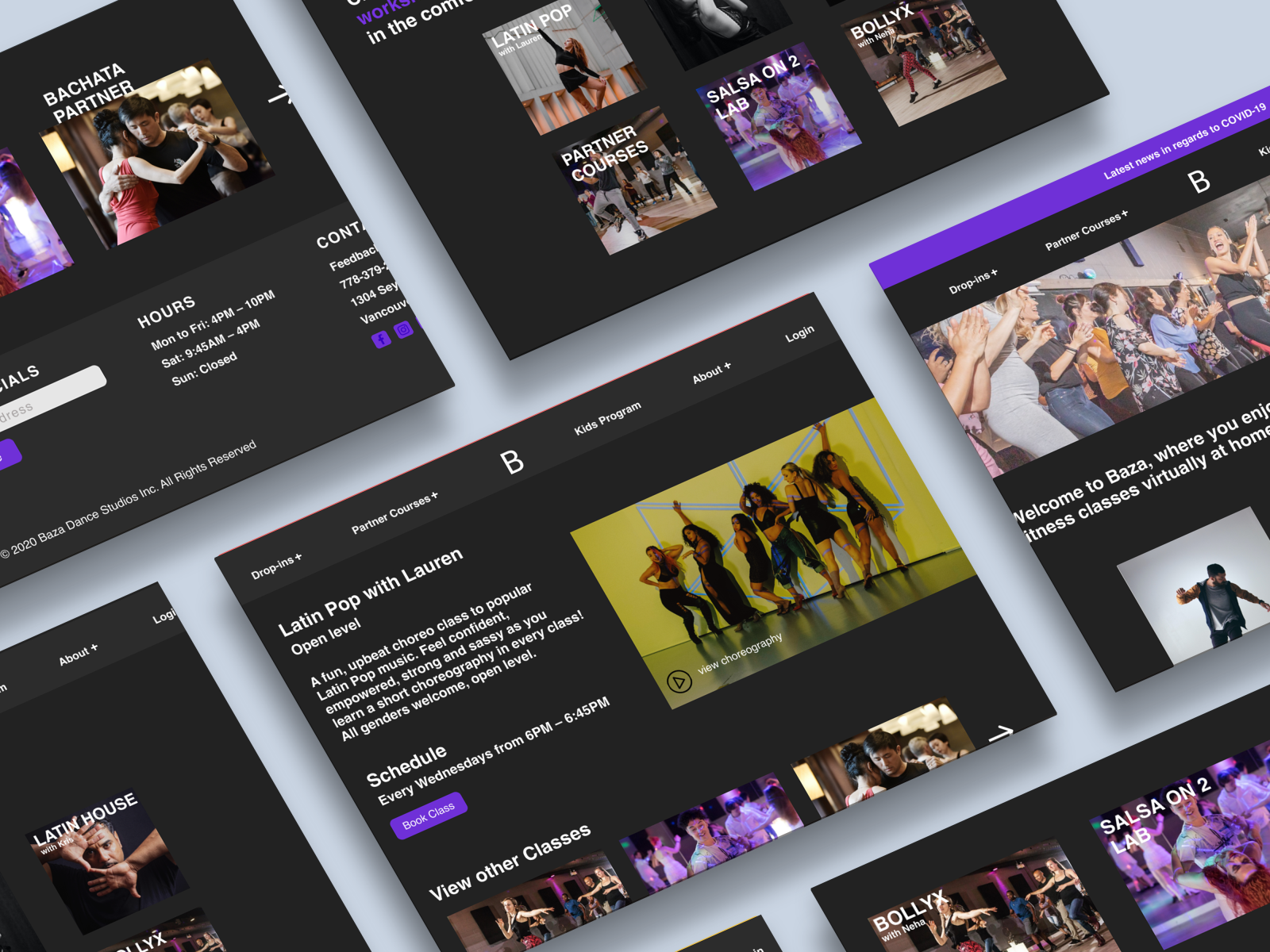 a-dance-studio-redesign-by-beck-on-dribbble