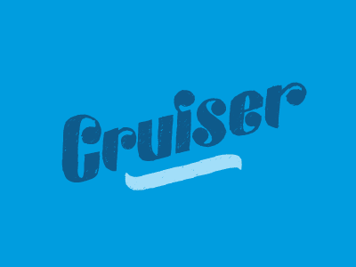 Cruiser [Gif] band cruiser design flourish music type typography