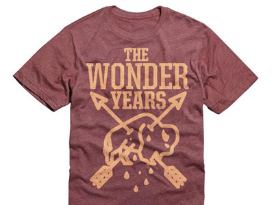 The Wonder Years band design illustration merch music shirt