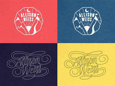 Allison Weiss R2 band design illustration merch swirls type typography