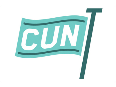 Cunt illustration type typography