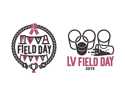 LV Field Day badge design field day illustration logo sports