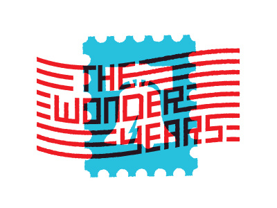 The Wonder Years bad design illustration music typography