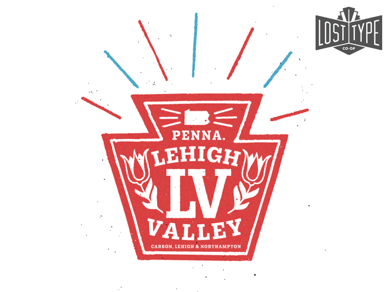 Lehigh 🌭 font lost type serif slab typeface lehigh valley pa pennsylvania hot dog