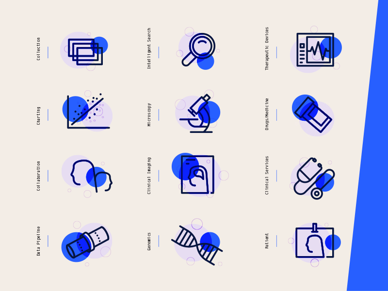 🔬 design icons medical spot illustration