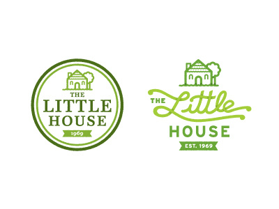The Lil' House childrens boutique childrens store design house illustration logo mark mark. design store