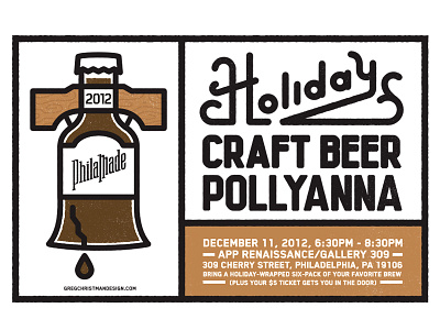 PhilaMade Craft Beer Pollyanna beer design illustration pennsylvania philadelphia philamade pollyana