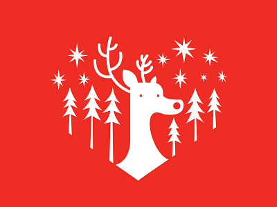 Rudolph christmas design gift illustration rudolph xmas