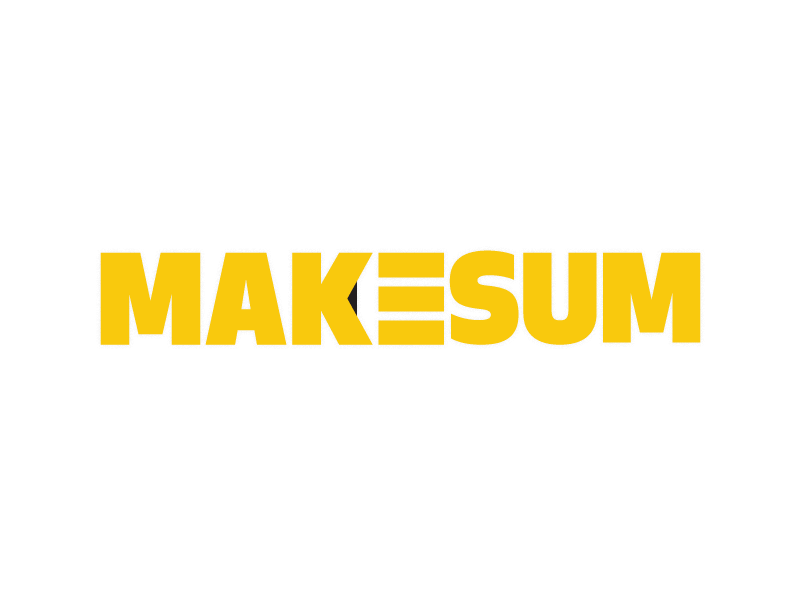 Makesum [Gif] design illustration logo lorem ipsum type web