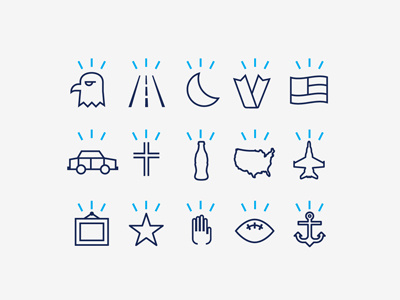 Lil' Scholarship Icons icons iconography design illustration