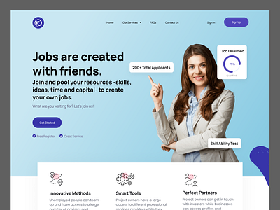 Job Portal - Landing Page