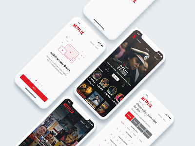 Ui design of netflix