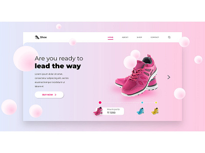 Shoes Landing page