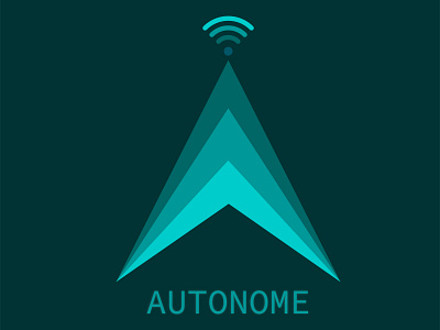 Day 5 Logo Challenge automatic design driverless driverless car flat icon illustration logo logochallenge logodesign vector