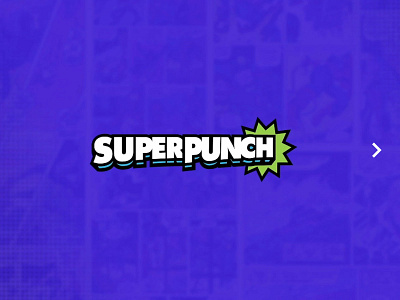 Superpunch animate branding design identity illustrator logo vector