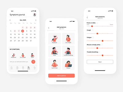 Covid-19 Helper app covid illustration ios app design mobile app ui design ux design