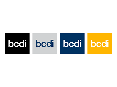 BCDI — Wordmark & Palette brand flat identity lockup logo minimal modernist palette school typography vector wordmark