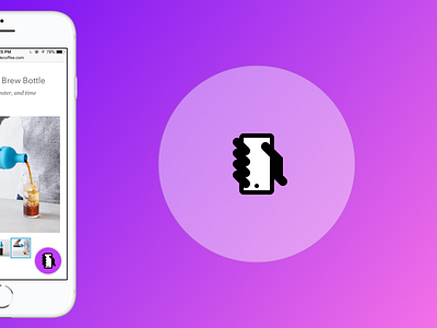 ShakeHero — UI & Brand button buy checkout ecommerce fab hand help icon intercom mobile shop shopify