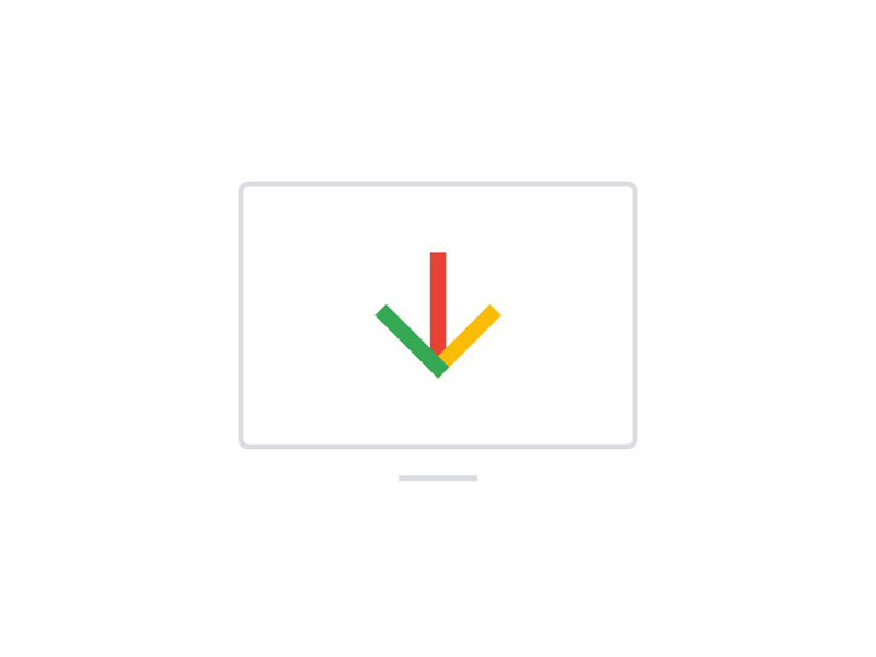 Google Chrome — Thank you after effects animation colorful confirmation download gif google minimal motion thankyou