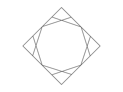 Logo for multi-talented content creator branding bw clean designer elegant geometric geometry graphic designer logo minimalistic web designer writer