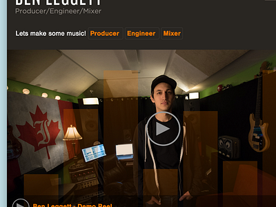 Ben Leggett - Producer / Engineer / Mixer javascript music soundcloud ui ux