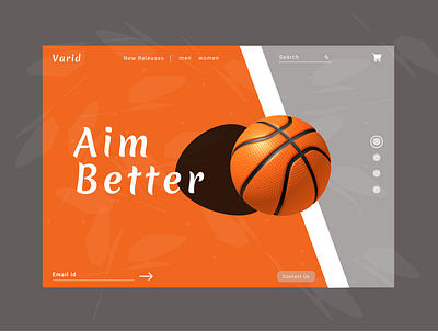 Product Page - Sports animation art design graphic design illustration typography ui ux web website
