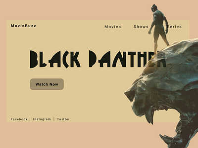 Black Panther - Website Intro animation app art brand branding design designs graphic design illustration illustrator logo typography ui ux web website