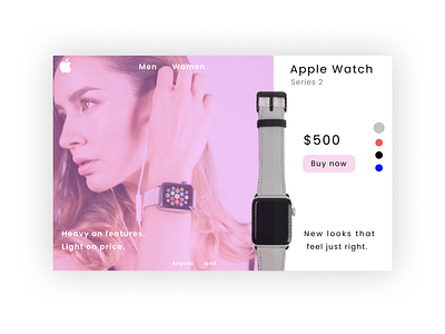 Apple Watch - Landing Page