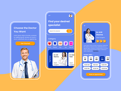 Health Care App Design Concept by Rishabh Aher on Dribbble