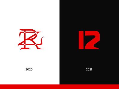 "Riki" redesign logo up to 2021 personal brand