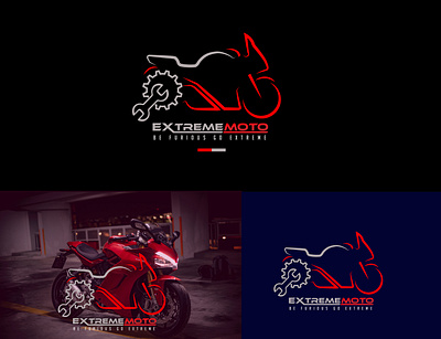 Minimal Motorbike Repair Shop Logo app logo design bike logo brand identity branding design illustration logo logo design minimalistic mordern logo