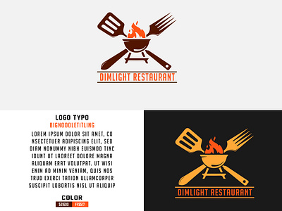 BBQ Restaurant Logo abstract logo app logo design bbq brand identity branding business logo creative logo design fire graphic design illustration logo logo design minimalistic mordern logo online store restaurant logo symbol unique logo