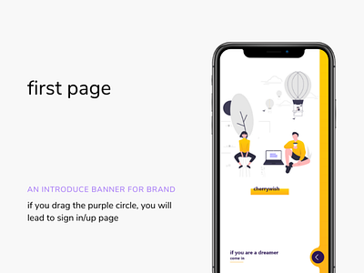 first page design homepage illustration typography ui ui ux ux ux design uxdesign wishlist yellow