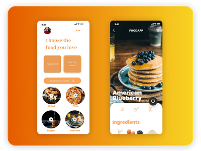 Cooking app ui 2