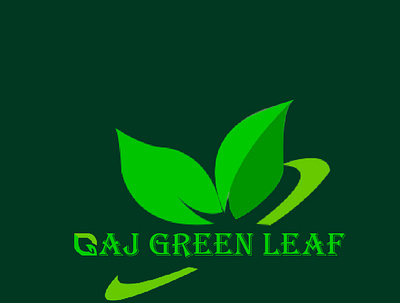 AJ Green Tea business logo design green tea logo logo design