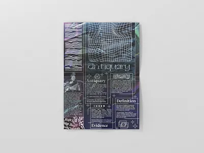 Holo Datapad design futurism graphic design holographic holographic foil holography illustration illustrator layout layout design magazine mockup photoshop typeface typography