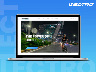 HERO LECTRO E-CYCLES UIUX Design : Lectro E-Bike Web Design branding cycle website hero lectro hero lectro uiux website website concept website design
