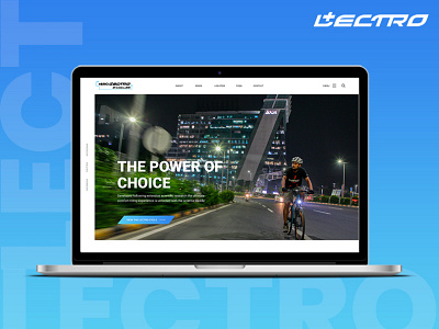 HERO LECTRO E-CYCLES UIUX Design : Lectro E-Bike Web Design