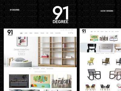 91 Degree :: Lifestyle & Interiors Website Design