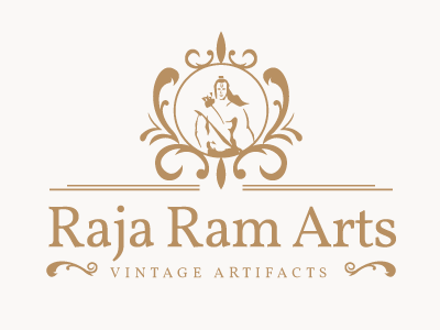 Raja Ram Arts artifacts bhagwan ram branding god ram handicraft logo hardenrahul illustration indian logo logo logo design lord rama vector vintage