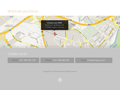 Wide Contact Footer Freebie contact footer free full width map psd wide