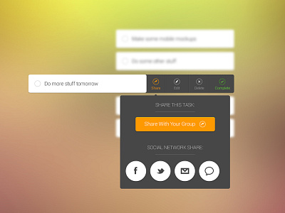 iOS7 Style Social Sharing FREE facebook free ios7 psd share social media task twitter