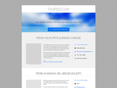 Freebie: Simple Website Homepage