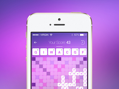 Freebie: Scrabble iOS Game free fun game gameplay ios play psd scrabble screen template